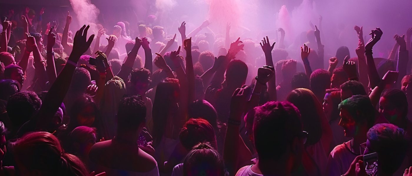 Vibrant Festival Crowd