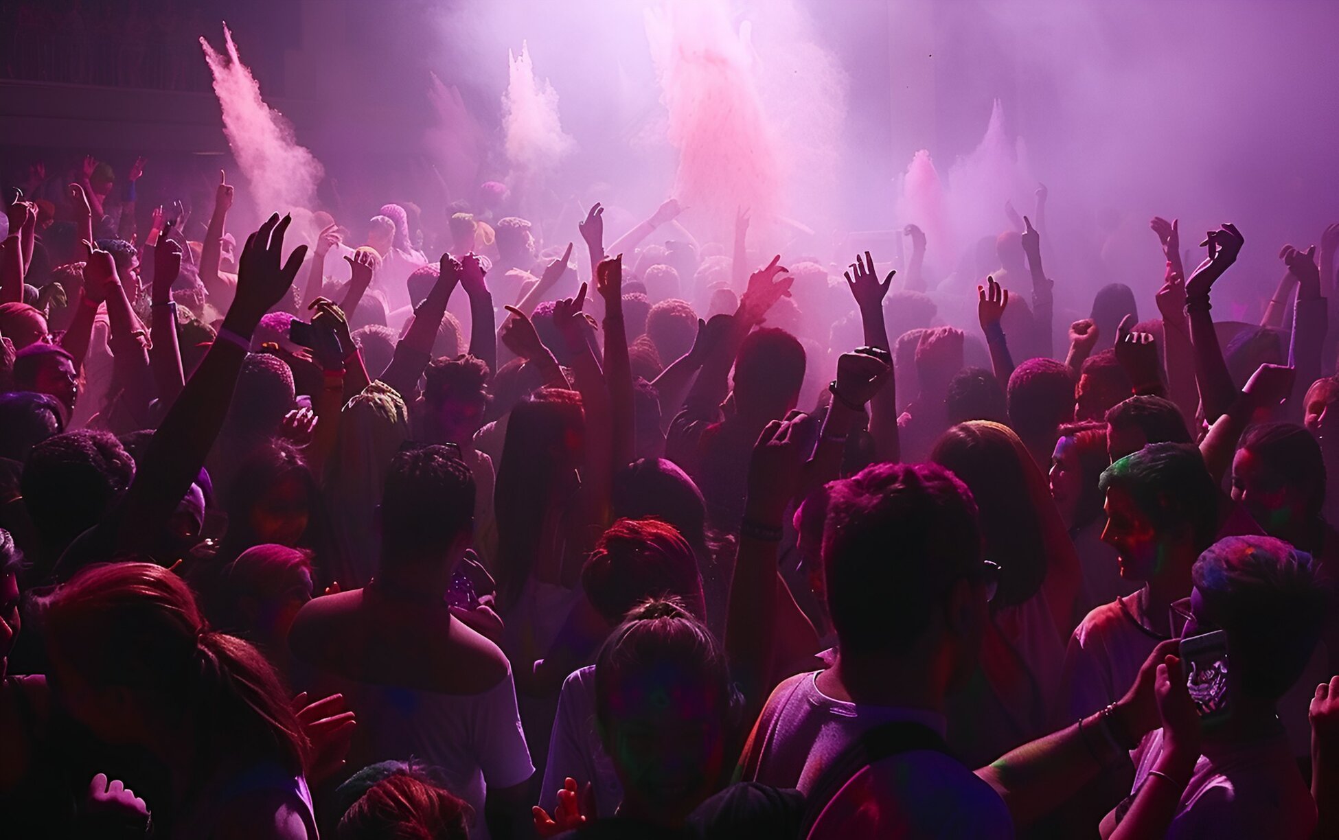 Vibrant Festival Crowd